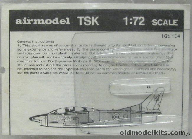 Airmodel 1/72 Fiat G-91T / GAM Dassault Mirage IIIB / IIIBS and IIIBZ / Sepecat Jaguar E - Bagged, 104 plastic model kit